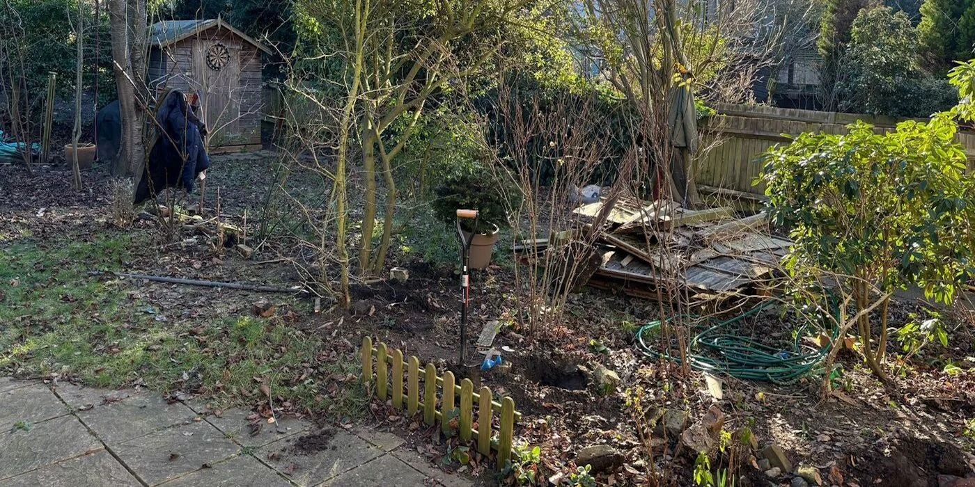 after fence repair in wandsworth