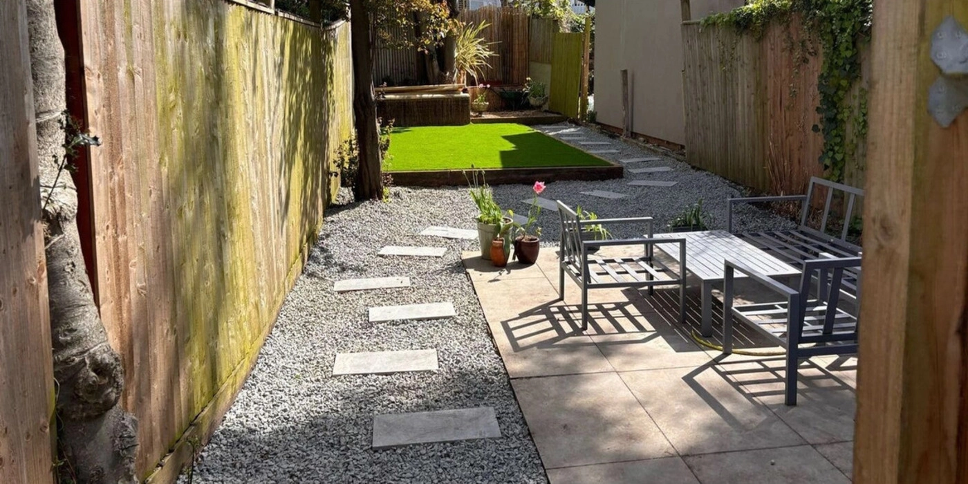 wandsworth garden after landscaping completed