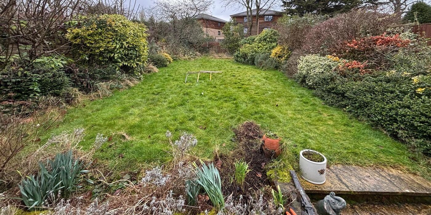 wandsworth london garden before tidy and makeover began